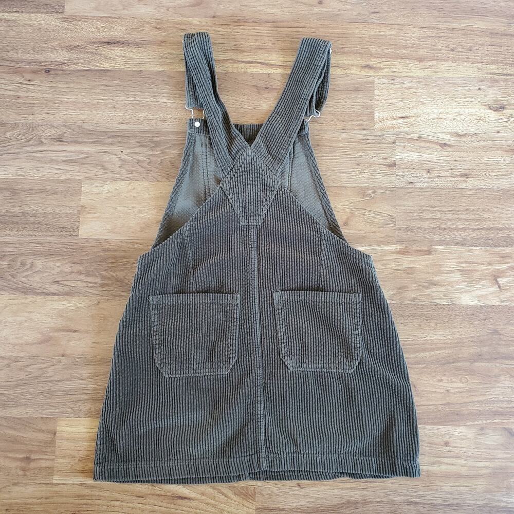Love Tree Jumper Size Small Mini Army Green Corduroy - Picture 3 of 4